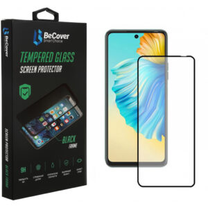 Захисне скло для телефону BeCover Защитное стекло для Tecno Camon 17P Black (706668)