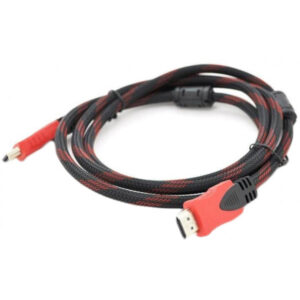Кабель Merlion HDMI v1.4, 10 м, чёрный/красный (YT-HDMI(M) (M)NY/RD-10M)