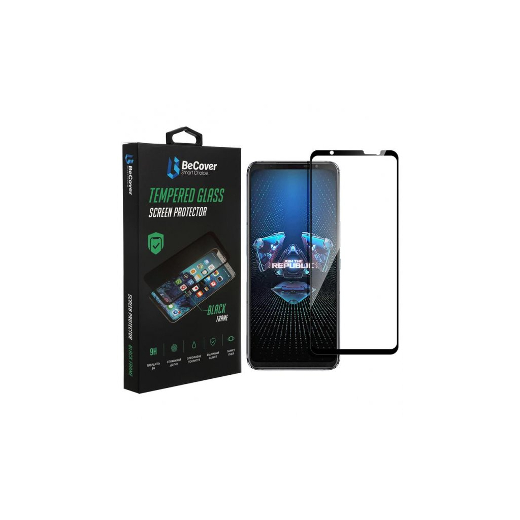 Захисне скло для телефону BeCover Защитное стекло для ASUS ROG Phone 5s / 5s Pro Black (707241)