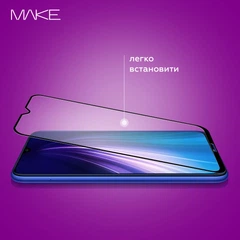 Захисне скло для екрана MAKE Xiaomi Poco F7 Black (MGF-XPF7) — фото 3