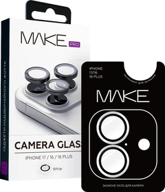 Захисне скло для камери MAKE Camera Glass Apple iPhone 17 White (MGC-AI17WH) — фото 1