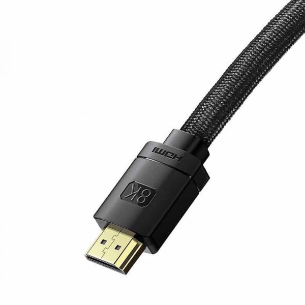 Кабель Baseus High Definition Series HDMI–HDMI 8K 1 м Чорний (CAKGQ-J01) — фото 2