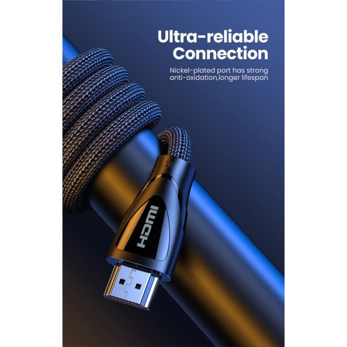 Кабель Ugreen HD140 HDMI–HDMI 8K 3 м Чорний (80404) — фото 3