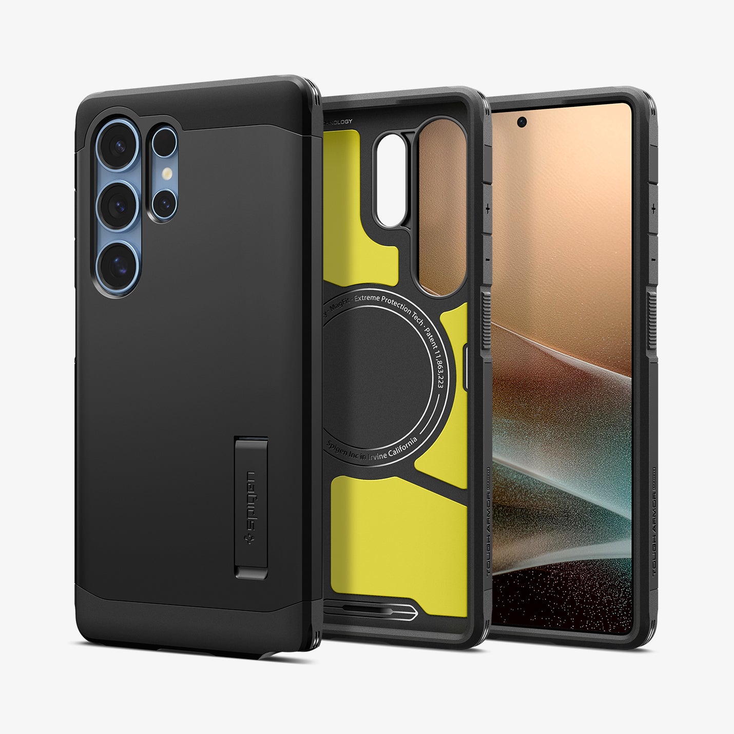 Чохол Spigen Tough Armor AI (MagFit) для Samsung Galaxy S25 Ultra Black (ACS08964) — фото 2