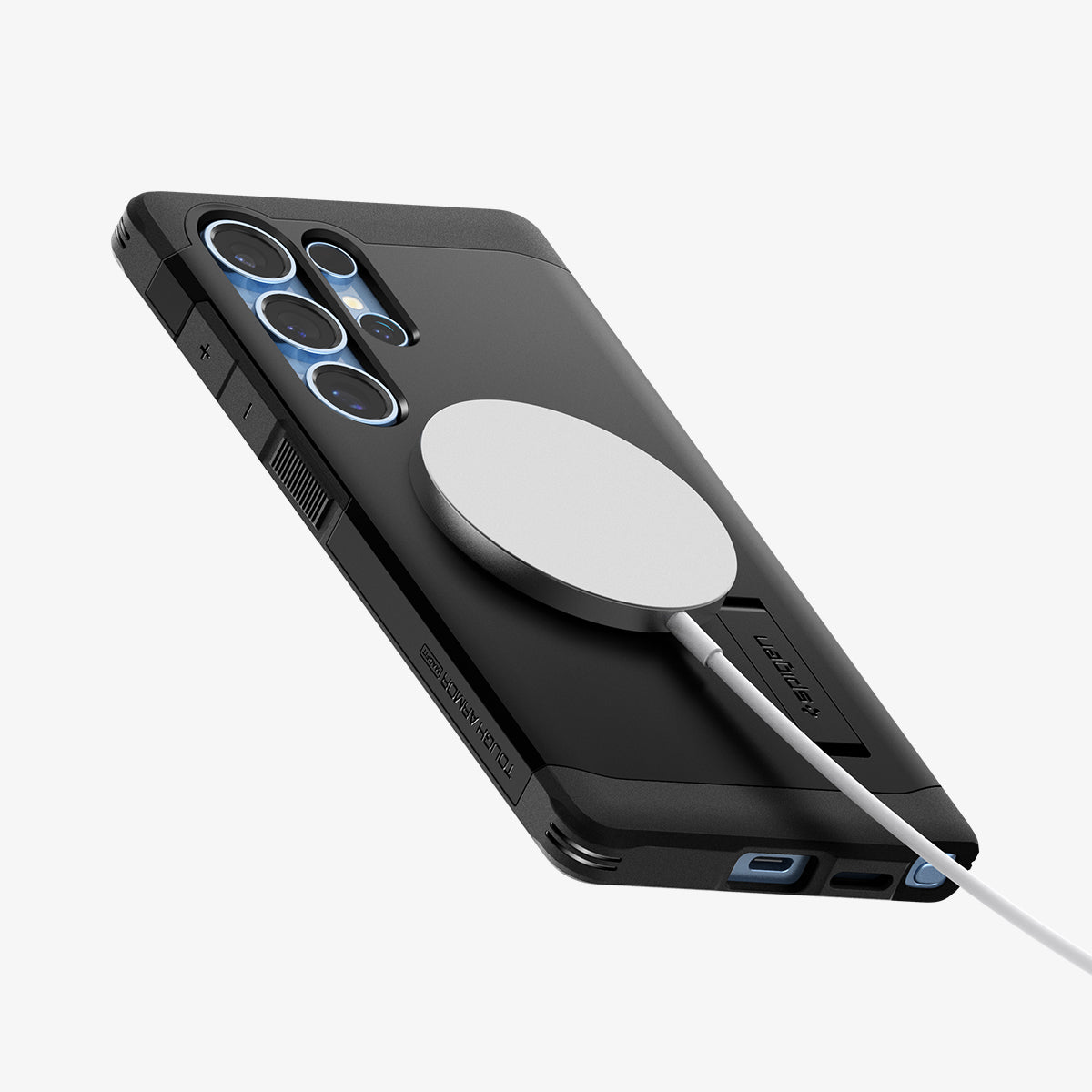 Чохол Spigen Tough Armor AI (MagFit) для Samsung Galaxy S25 Ultra Black (ACS08964) — фото 3