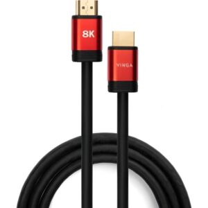 Кабель Vinga HDMI 2.1 HDMI–HDMI 8K 3 м Чорний (VCPHDMIMM213) — фото 1