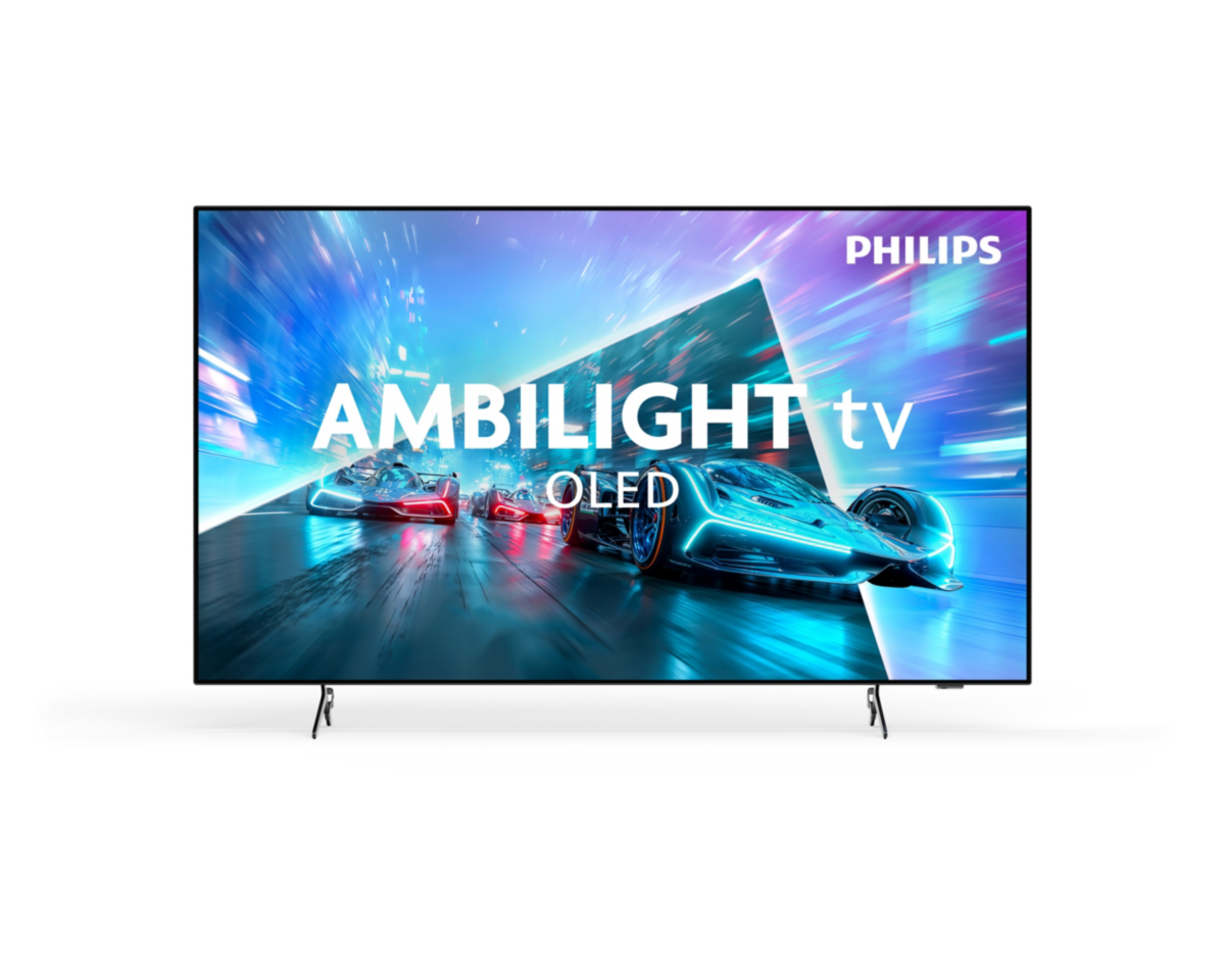 Телевізор Philips OLED Ambilight — вигляд спереду