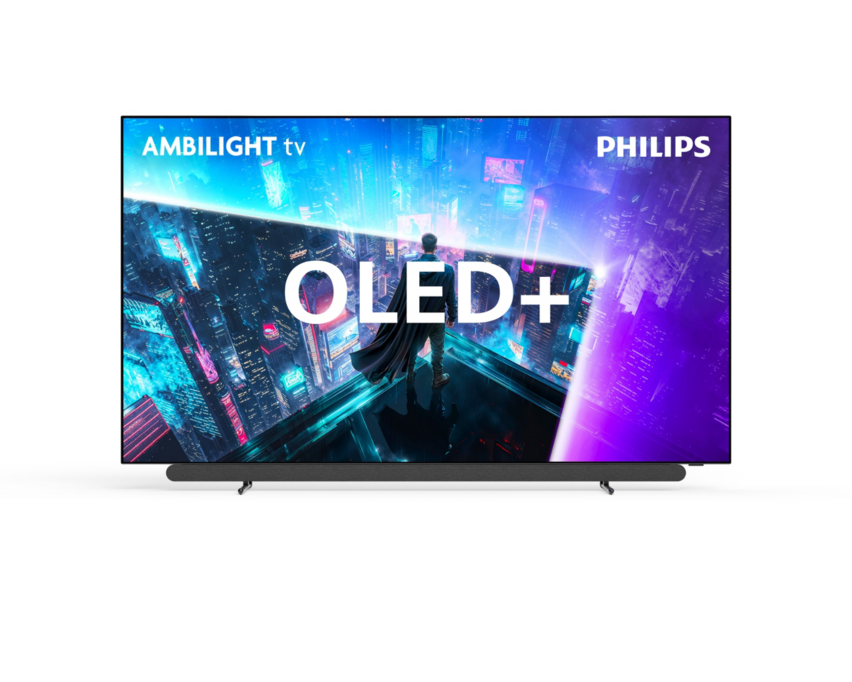 Телевізор Philips OLED Ambilight — вигляд спереду