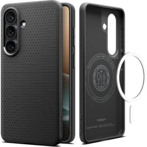 Чохол Spigen Liquid Air (MagFit) для Samsung Galaxy S26 Plus Matte Black (ACS10704) — фото 1