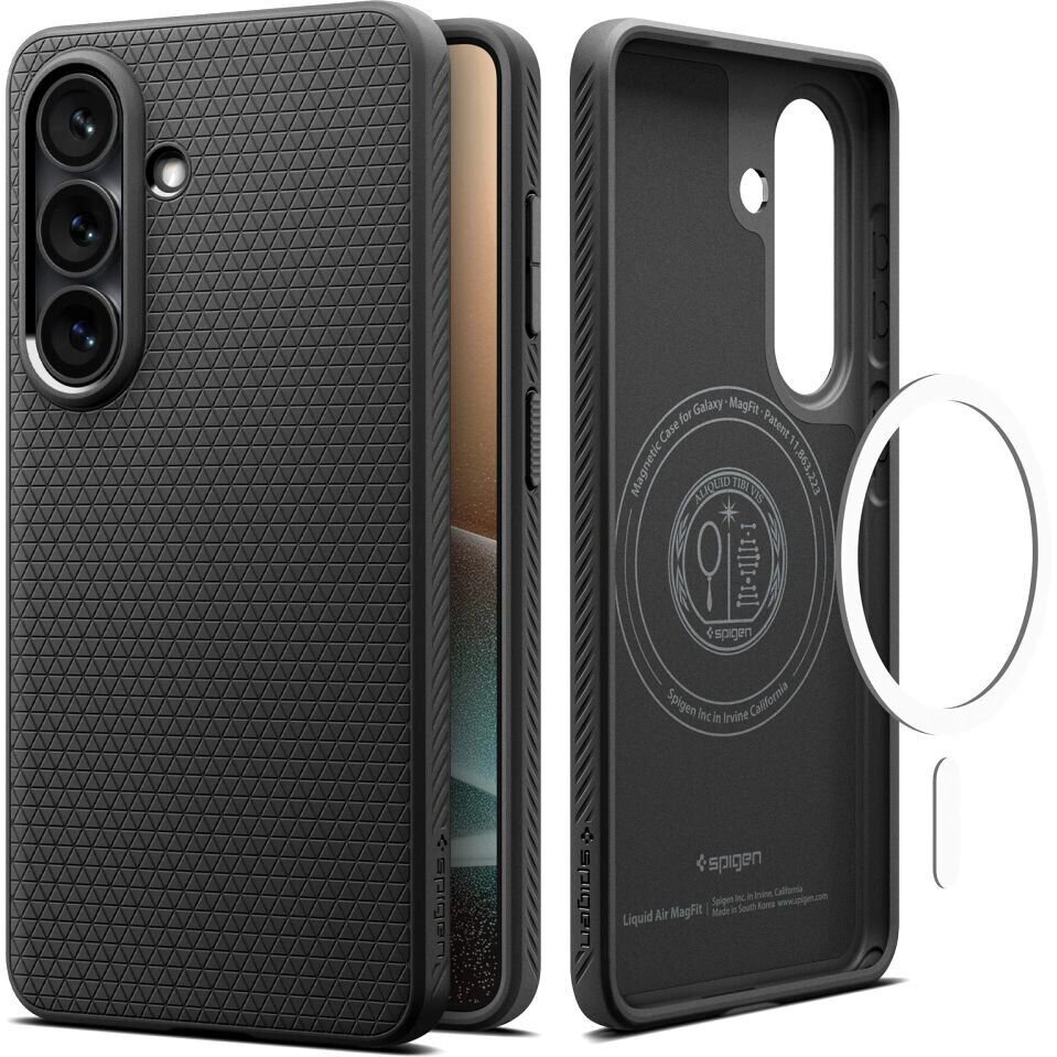 Чохол Spigen Liquid Air (MagFit) для Samsung Galaxy S26 Plus Matte Black (ACS10704) — фото 1
