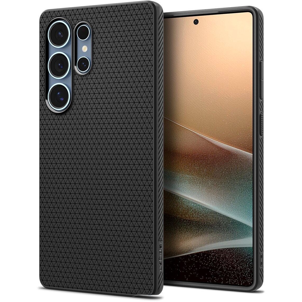 Чохол Spigen Liquid Air для Samsung Galaxy S25 Ultra Black (ACS08953) — фото 1