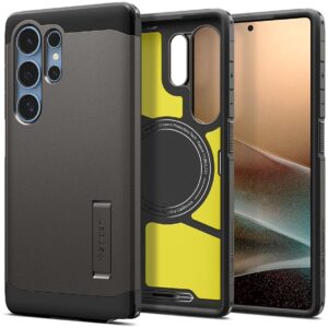 Чохол Spigen Tough Armor AI (MagFit) для Samsung Galaxy S25 Ultra Gunmetal (ACS08965) — фото 1