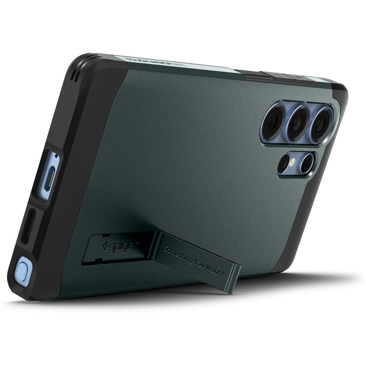 Чохол Spigen Tough Armor AI (MagFit) для Samsung Galaxy S25 Ultra Abyss Green (ACS08966) — фото 3