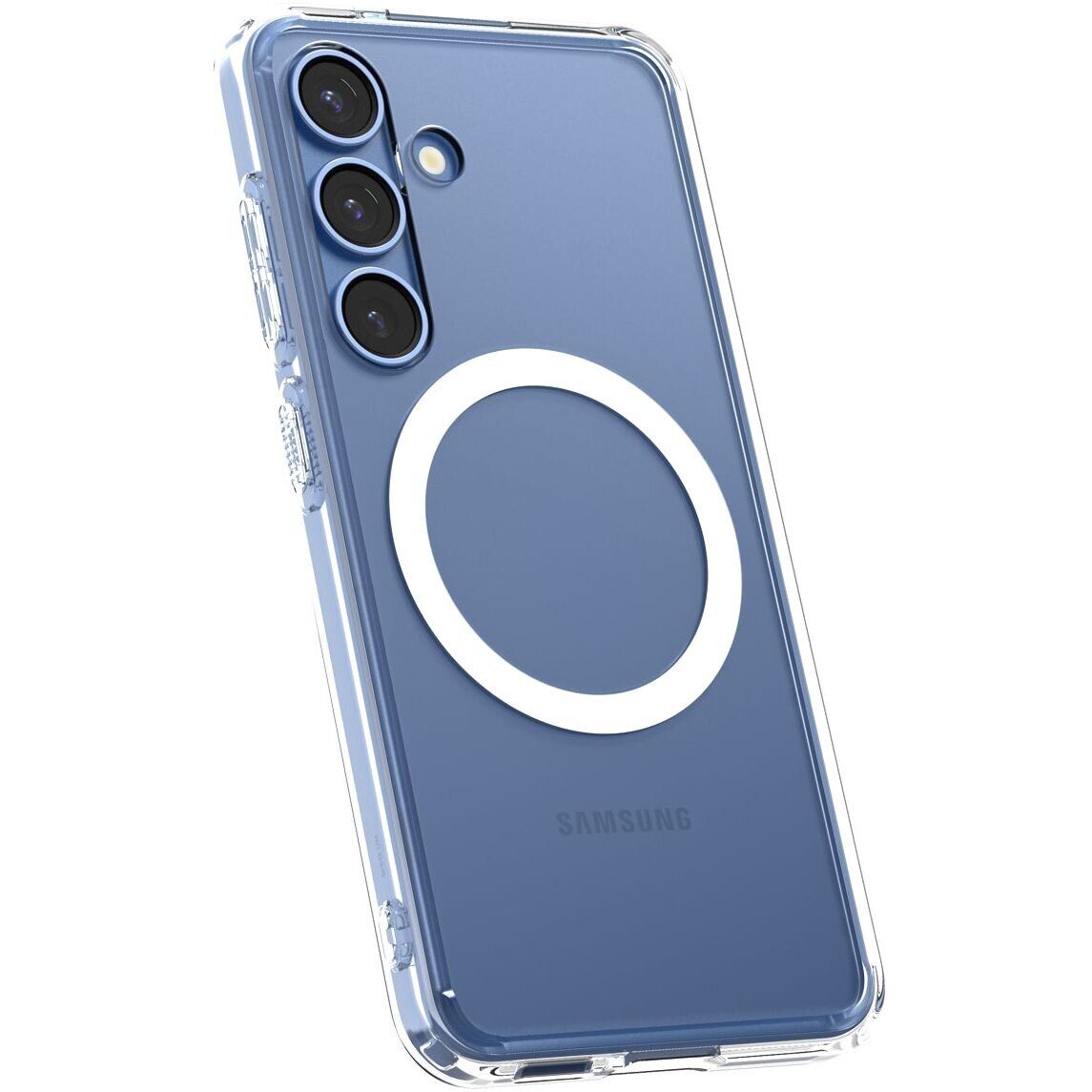 Чохол Spigen Ultra Hybrid (MagFit) для Samsung Galaxy S25 White (ACS09002) — фото 3