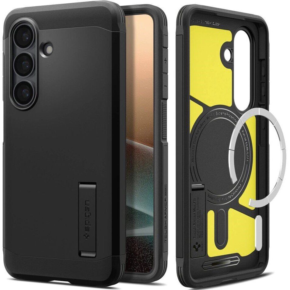 Чохол Spigen Tough Armor (MagFit) для Samsung Galaxy S26 Plus Black (ACS10713) — фото 2