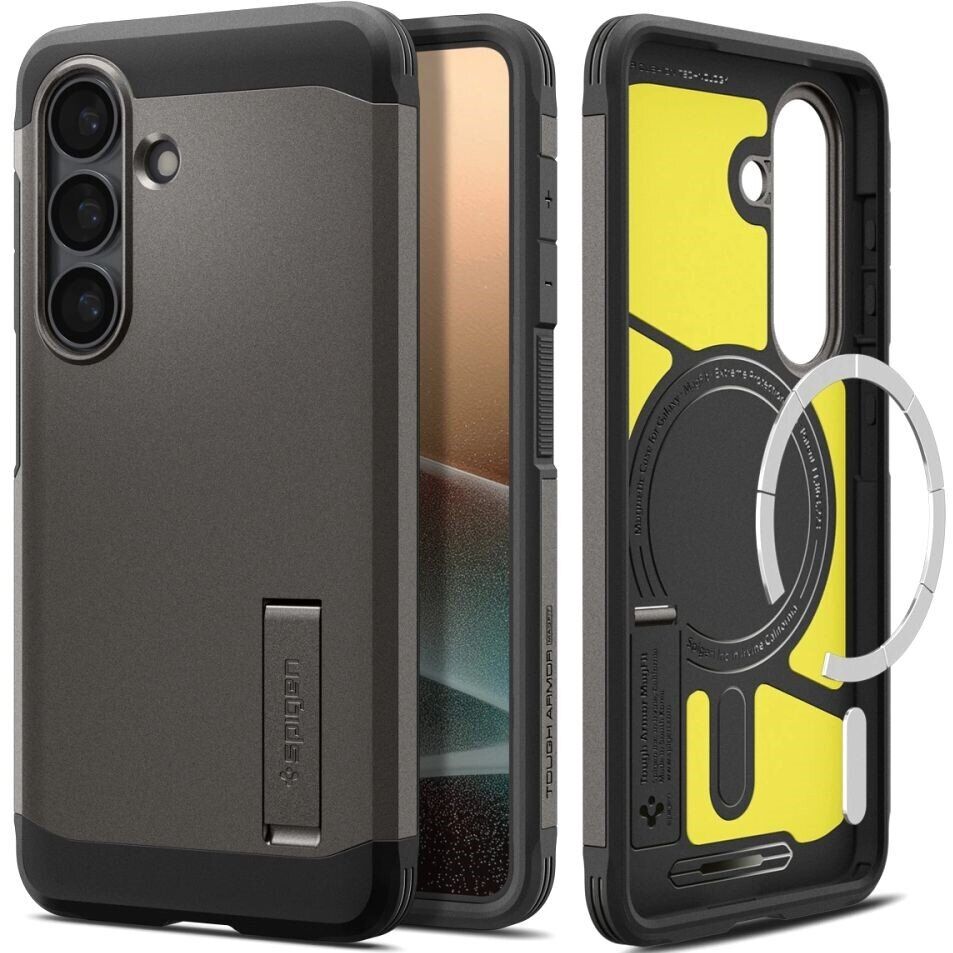 Чохол Spigen Tough Armor (MagFit) для Samsung Galaxy S26 Plus Gunmetal (ACS10714) — фото 2