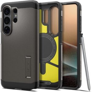 Чохол Spigen Tough Armor (MagFit) для Samsung Galaxy S26 Ultra Gunmetal (ACS10685) — фото 1