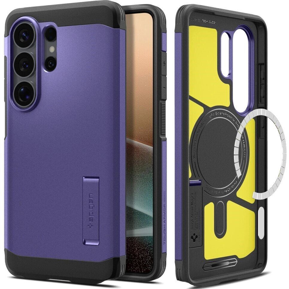Чохол Spigen Tough Armor (MagFit) для Samsung Galaxy S26 Ultra Ash Violet (ACS11209) — фото 2