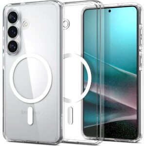 Чохол Spigen Ultra Hybrid (MagFit) для Samsung Galaxy S26 Plus Clear / White (ACS10709) — фото 1