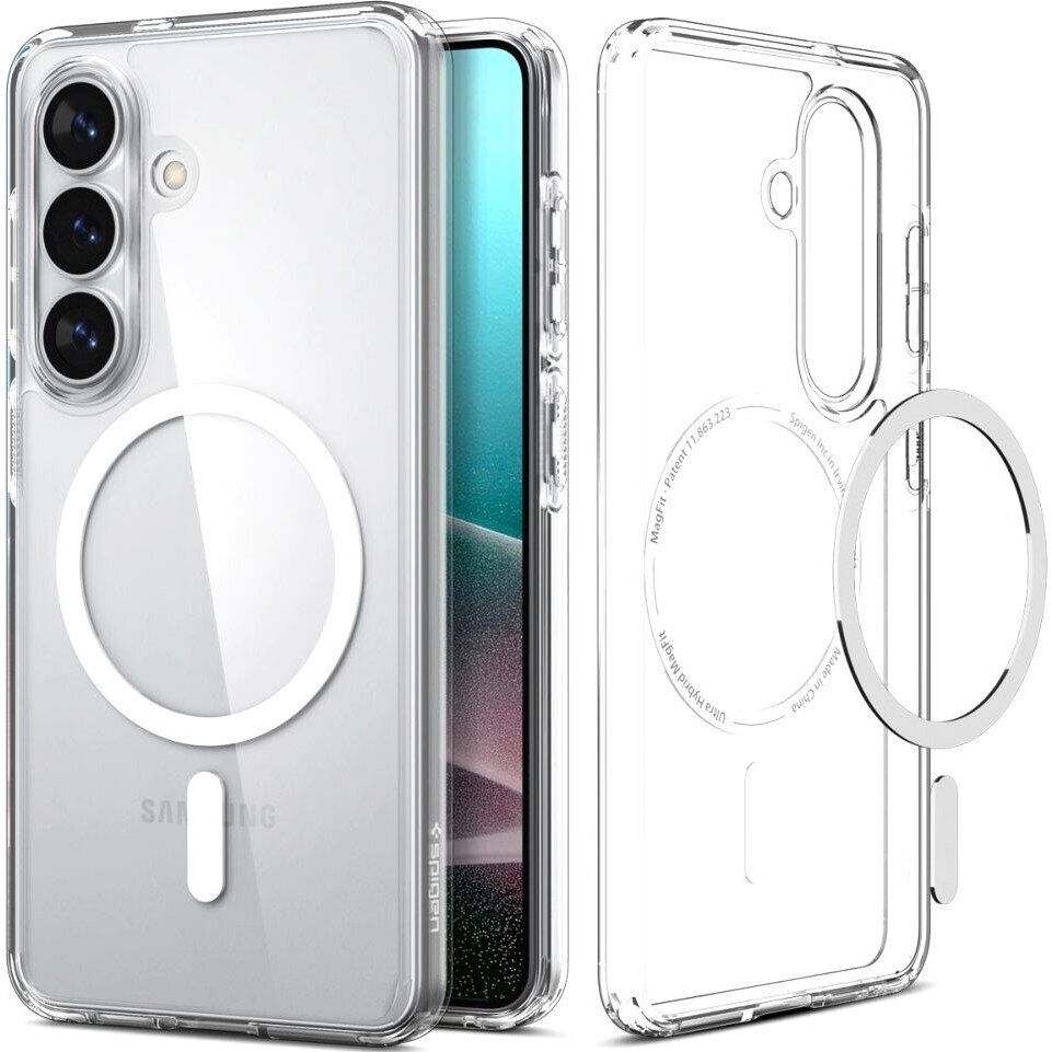 Чохол Spigen Ultra Hybrid (MagFit) для Samsung Galaxy S26 Plus Clear / White (ACS10709) — фото 2
