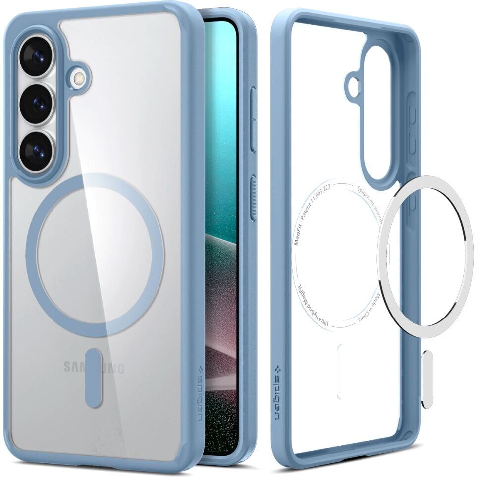 Чохол Spigen Ultra Hybrid (MagFit) для Samsung Galaxy S26 Plus Light Blue (ACS11213) — фото 2