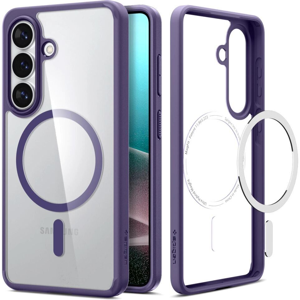 Чохол Spigen Ultra Hybrid (MagFit) для Samsung Galaxy S26 Deep Purple (ACS11220) — фото 2