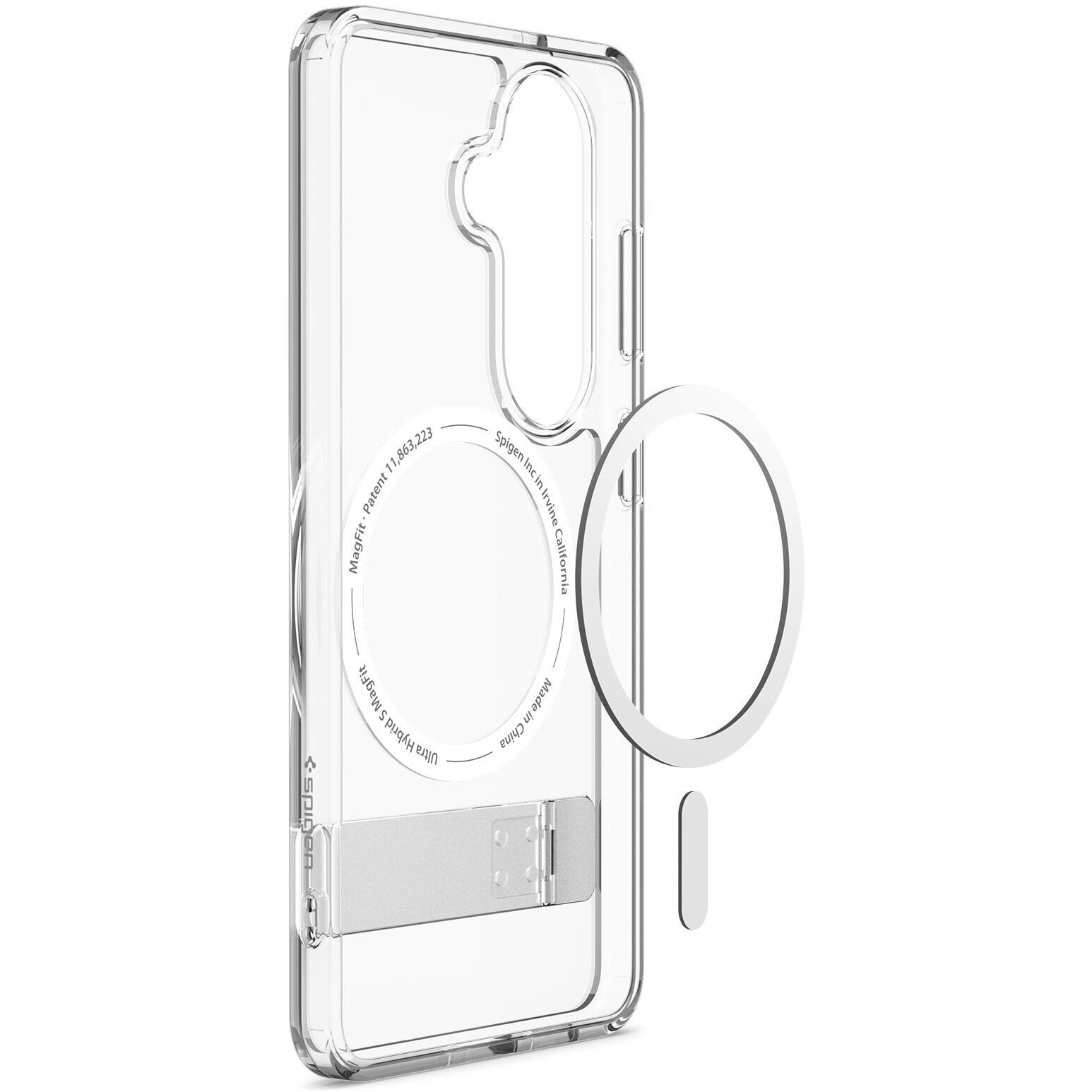 Чохол Spigen Ultra Hybrid S (MagFit) для Samsung Galaxy S26 Clear White (ACS11061) — фото 3
